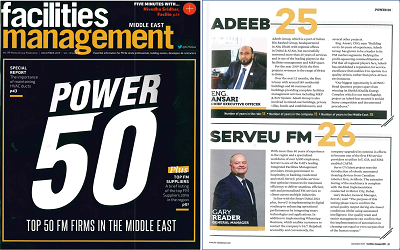 Power 50 Magazine Middle East 2019.